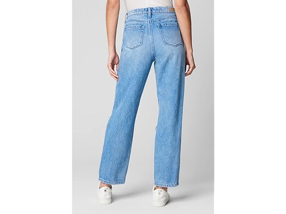 BLANKNYC Womens Relaxed Straight Leg Denim Jeans (26)