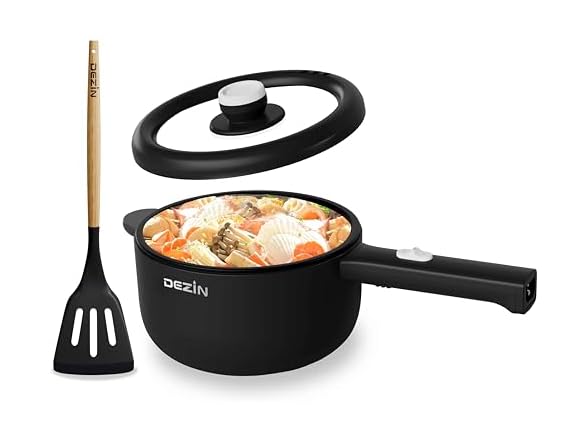 Black Electric Hot Pot