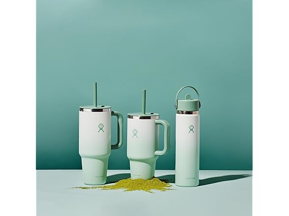Hydro Flask Travel Tumbler, 32 oz, Matcha Ombre