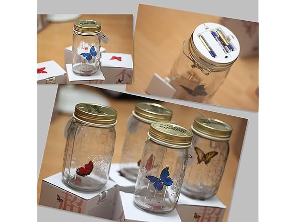 Animated Butterfly Jar That Moves