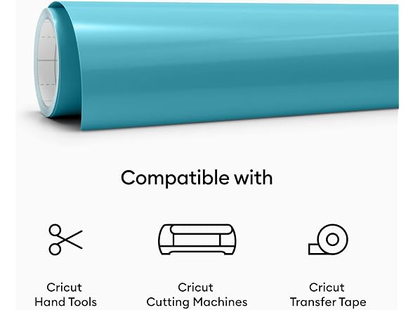 Cricut Heat-Activated, Color-Changing Vinyl Turquoise
