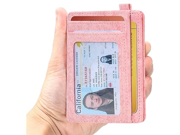SZUSHINE Minimalist Leather Wallet RFID