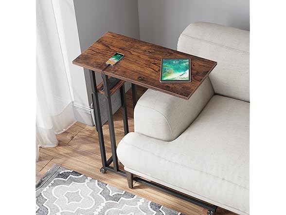 Tatub Rolling Bedside Table