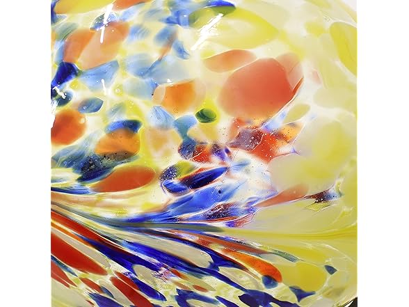 Sunnydaze 10-Inch Gazing Ball- Bright Summer Burst