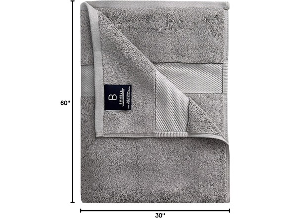 Bumble Combed Cotton Thick Bath Towels- 2PK
