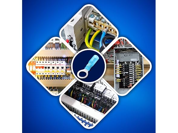 New Age America® 300pcs Heat Shrink Ring Connector Kit KableSeal™