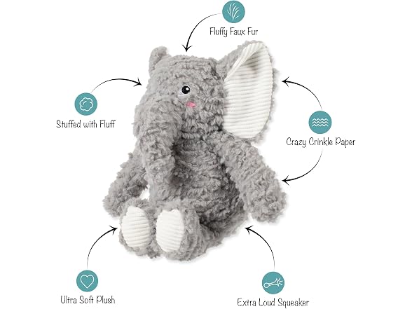 Fringe Fringe Studio Love You a Ton! Plush Dog