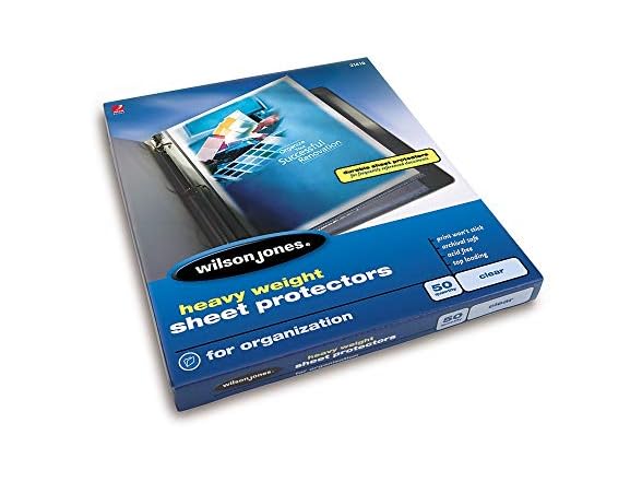 Wilson Jones Sheet Protectors