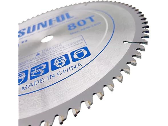 14 inch (355 MM) TCG 80Tooth fine finish cut-off blade with a 1 inch arbor