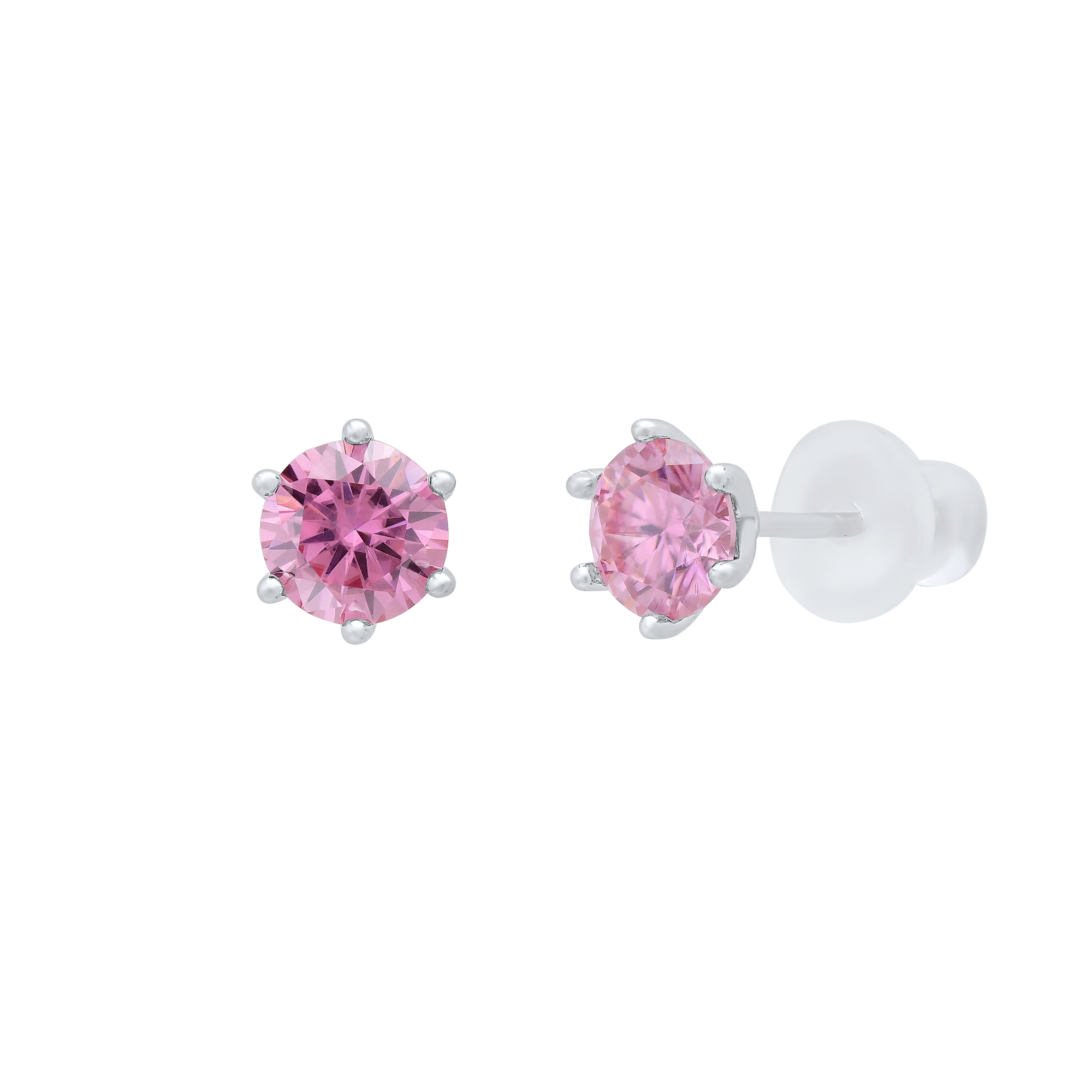 Colored Moissanite Diamond Earrings - Gallery 10