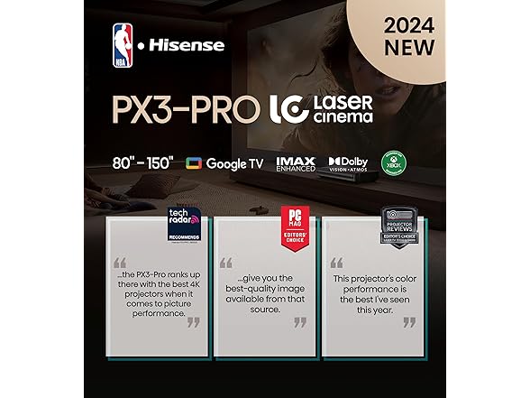 Hisense Triple Laser Ultra Short Throw Projector