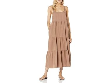 $7.99, Was $59.90, 86% Off! The Drop Women Britt Tiered Maxi Tent Dress dealfomo