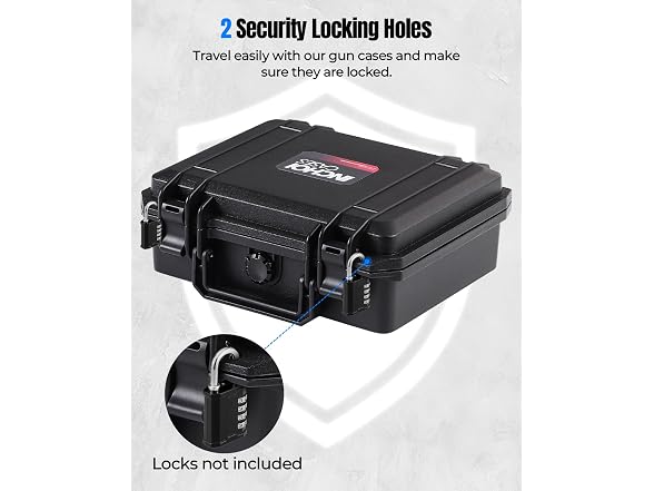 Waterproof Pistol Case 1-2 Guns
