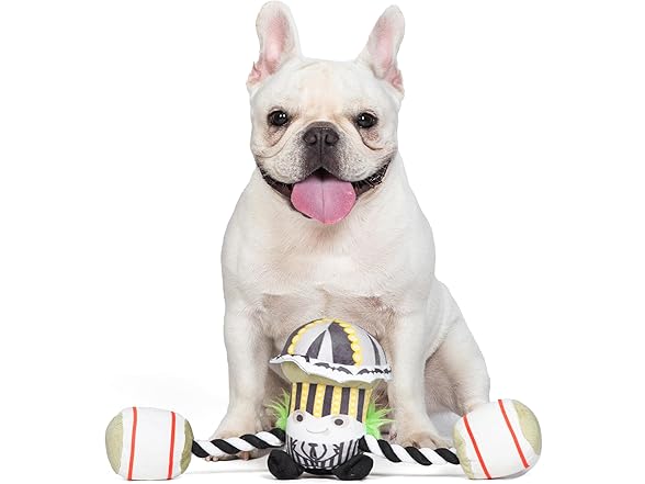 BEETLEJUICE Carnival Rope Plush Dog Toy