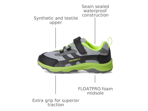 Moab Kids Speed 2 Low Jr Waterproof Shoes (7LK)