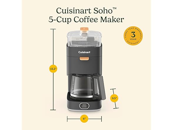 CUISINART Soho 5-Cup Coffee Maker