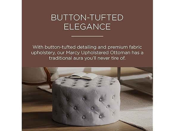 Maven Lane Marcy Traditional Large Ottoman