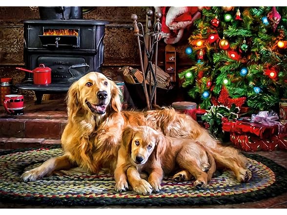 300 Piece Jigsaw Puzzle - Dogs Under The Tree