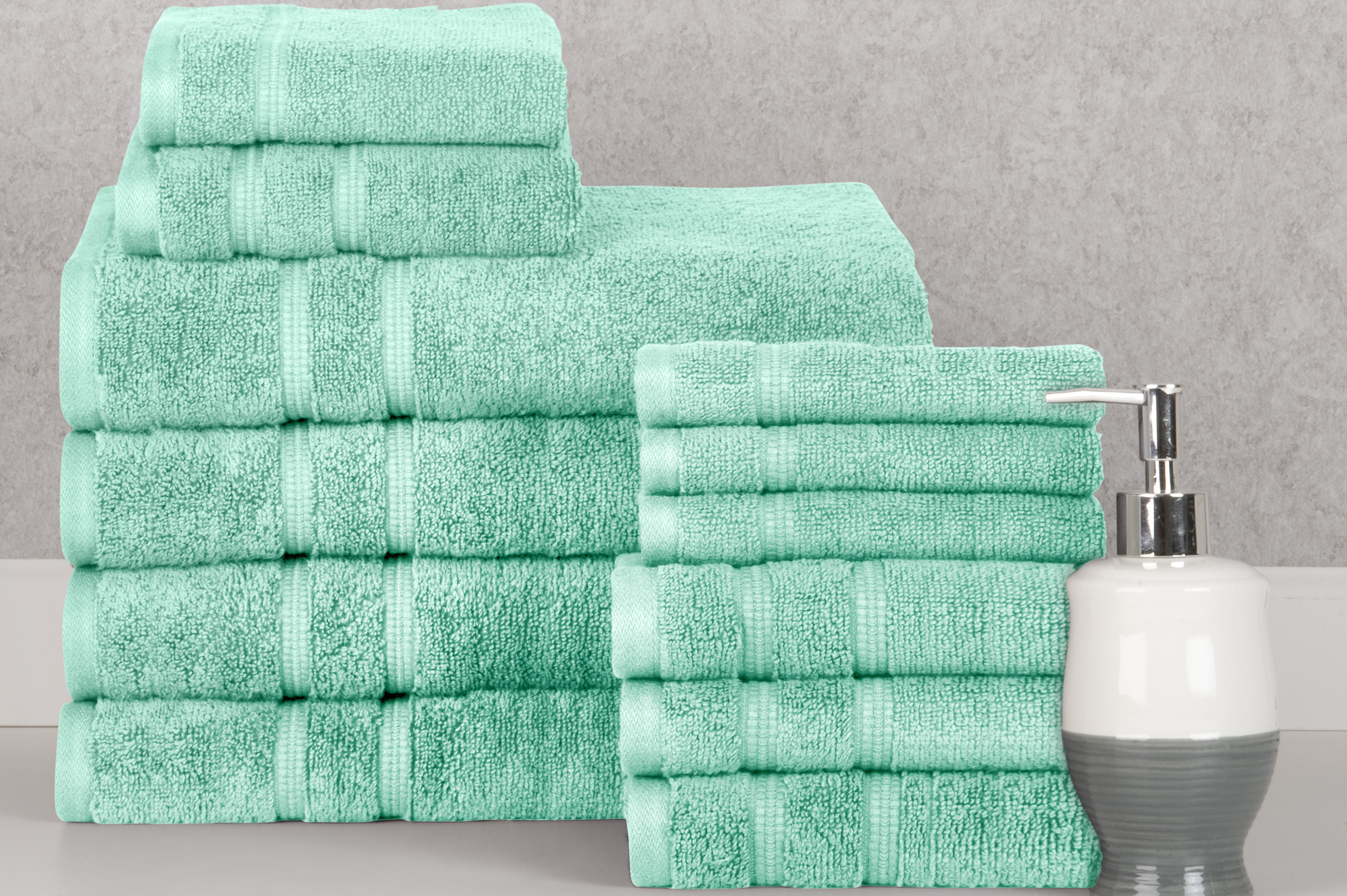 12-Piece Zero Twist Cotton Towel Set - Gallery 12