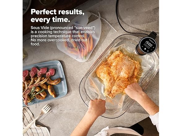Anova Culinary Sous Vide Precision Cooker 3.0 (WiFi), 1100 Watts, Stainless Steel (Open Box)