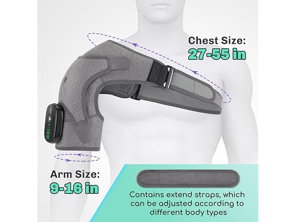 GVMSOR Cordless Shoulder Heating Pad, Gr