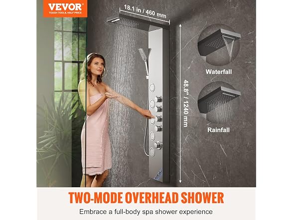 VEVOR Shower Panel System, 4 Shower