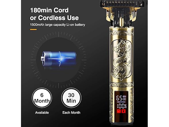 XASMA Professional Hair Clippers for Men