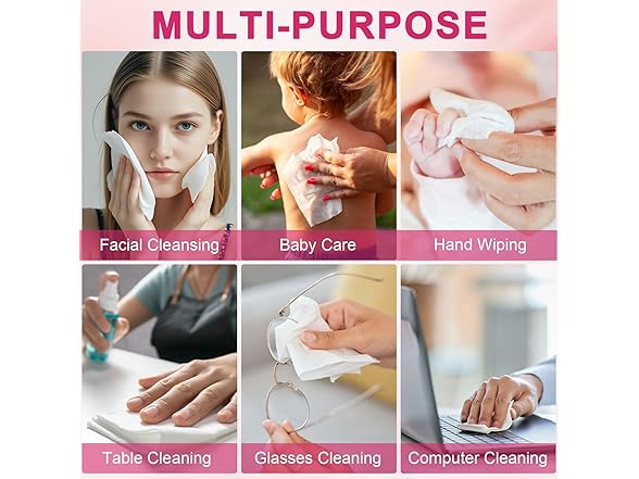 FACEMADE 60 Count XXL Disposable Face Towels