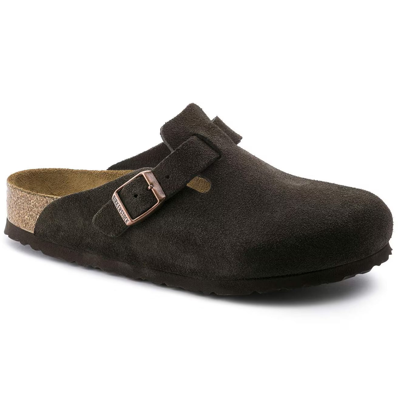 Birkenstock Unisex Boston SFB Suede Mocha (Open Box) - Gallery 6