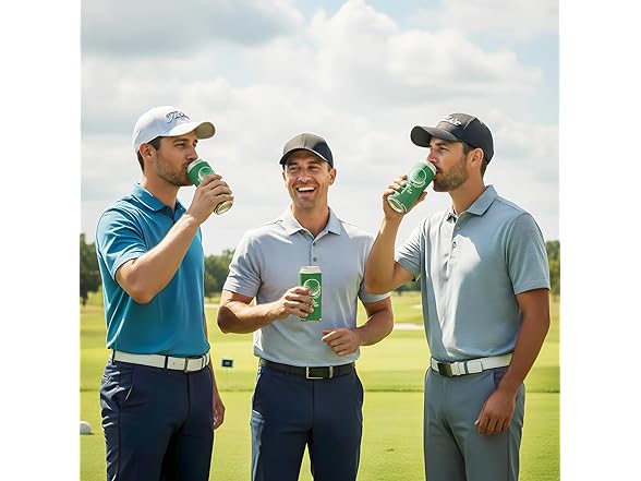 Fun Express 6 1/2" Golf Party Slim Can Coolers - 12 Piece