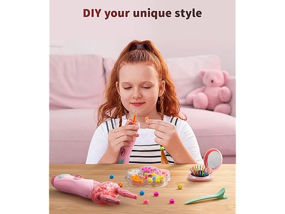 Girls Hair Twist & Bead Maker Toy 2 Pack