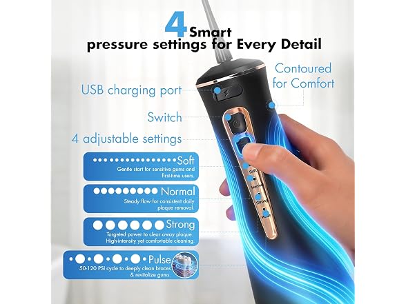Cordless Water Flosser: C15 Portable