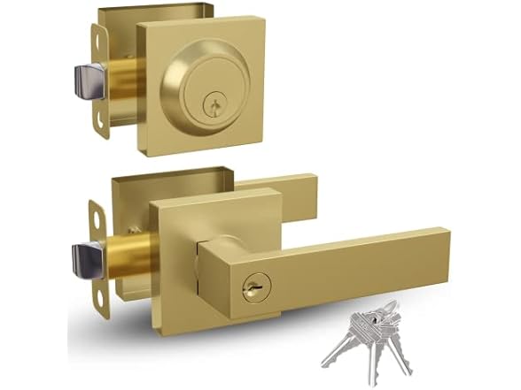 Satin Brass Entry - Combo