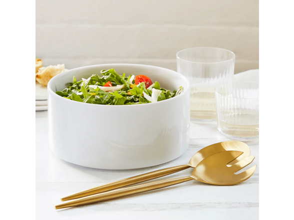 Ar+Cook Glossy Stonware Serving Bowl White