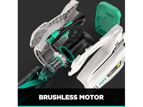 LiTHELi 40V Cordless Leaf Blower Battery Charger Includ