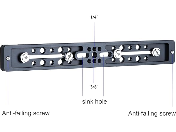 Dual Camera Mount Tripod Extension Bar