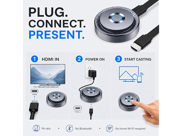 WASOCA Wireless HDMI Display Adapter