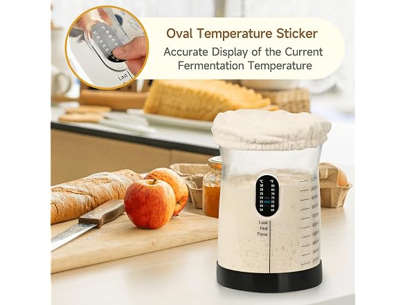 Sourdough Starter Jar Kit,50oz Wide