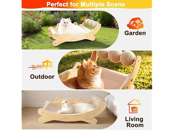 ERGTFVN Premium Scratcher Bed