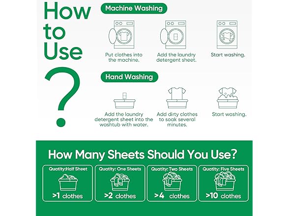 Fisroa Laundry Detergent Sheets