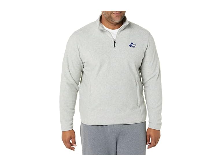 Amazon Essentials Men's Polar Fleece Quarter-Zip Mock Jacket