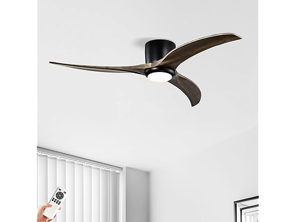 MEGAWISE 52" Ceiling Fan Black