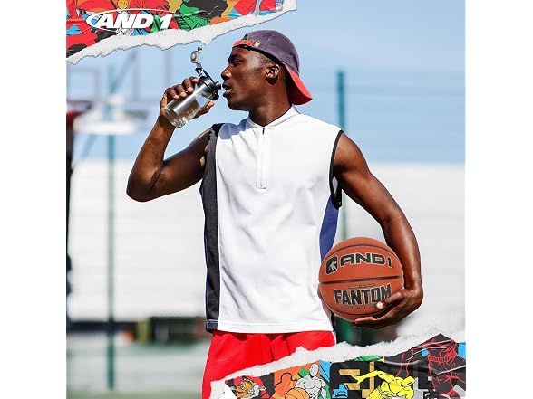 AND1 Fantom Rubber Basketball