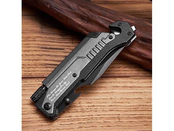 Personalized Engraved Folding Knife
