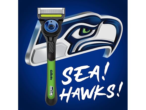 Gillette Labs NFL Seahawks Razor Set