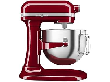 $349.99, Was $639, 45% Off! KitchenAid 7 Quart Bowl-Lift Stand Mixer Red dealfomo
