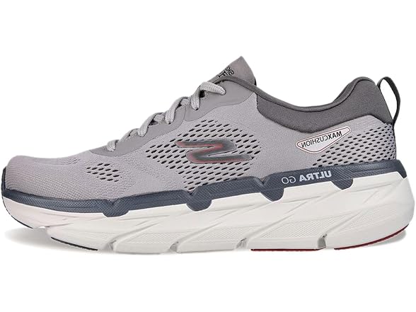 Grey/Red