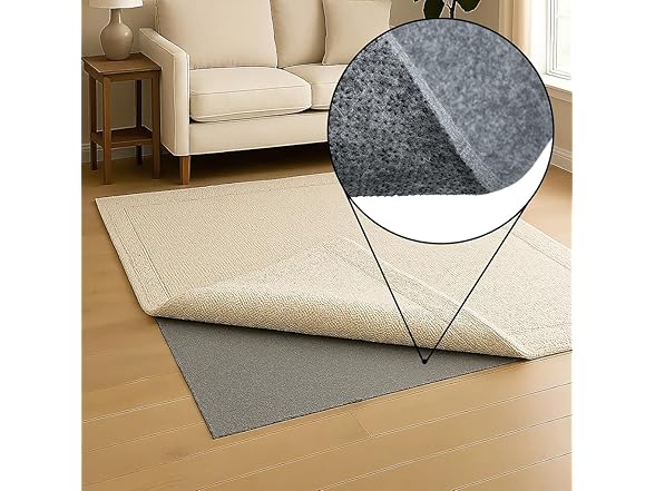 Home Must Haves Rug Pad 1/3 Inch Thick - Your Choice