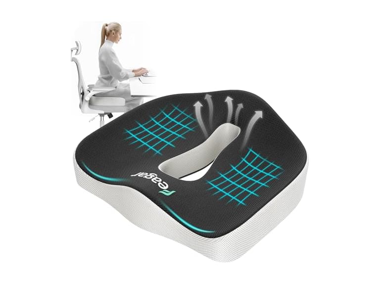 Feagar X Large Memory Foam Seat Cushion