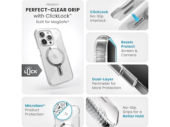 Speck Clear iPhone 15 Pro Case